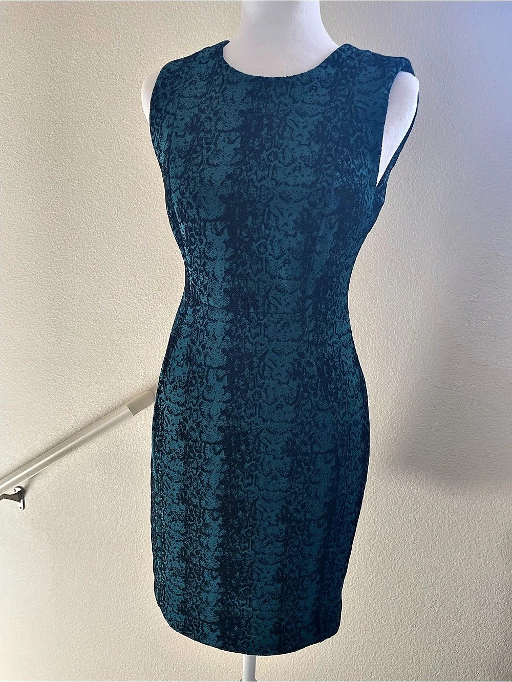 Teal/Black Mini Dress Like New